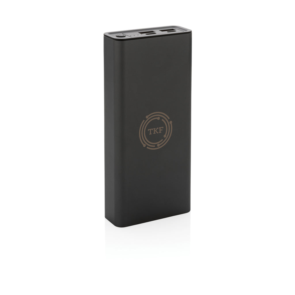 Terra 20.000mAh 20W Powerbank aus RCS recyceltem Aluminium – Ansicht 7