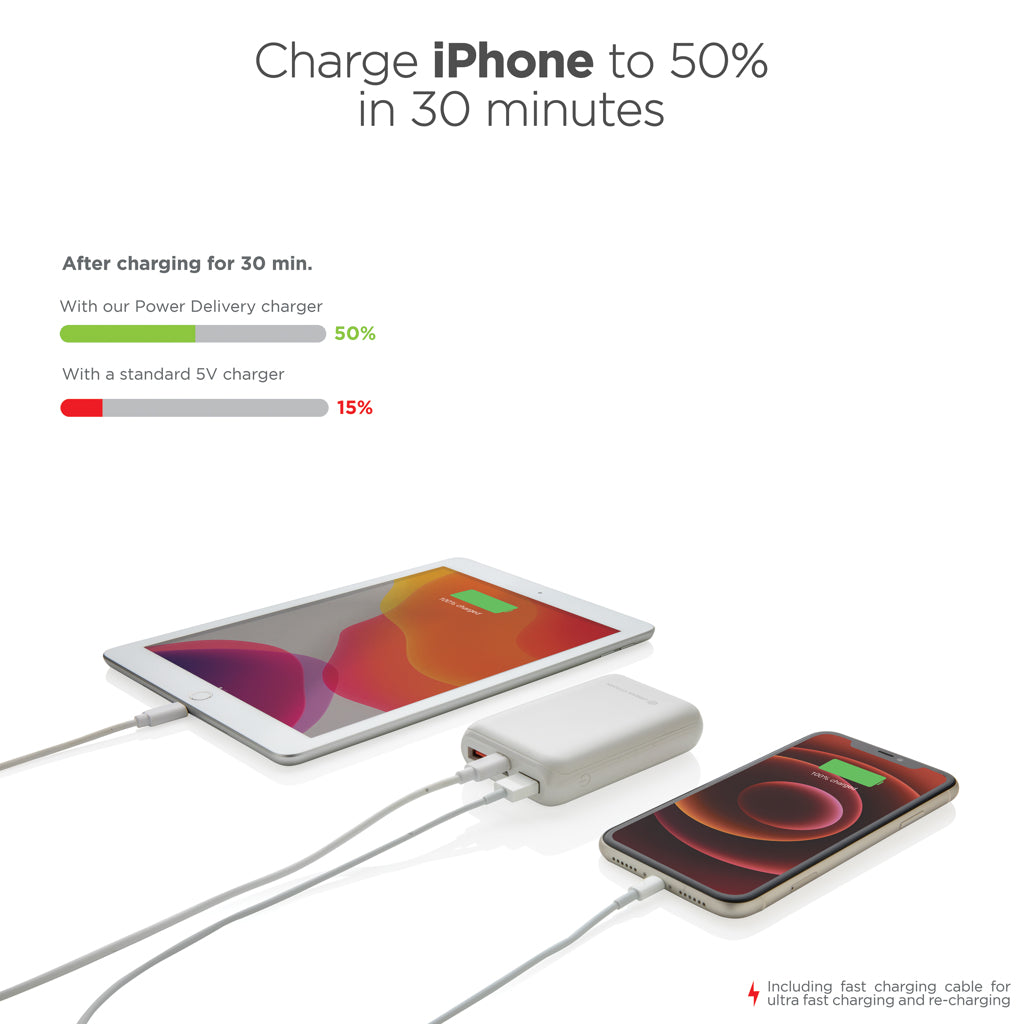 Urban Vitamin Alameda 10.000mAh 18W PD Powerbank als Werbeartikel mit Logo