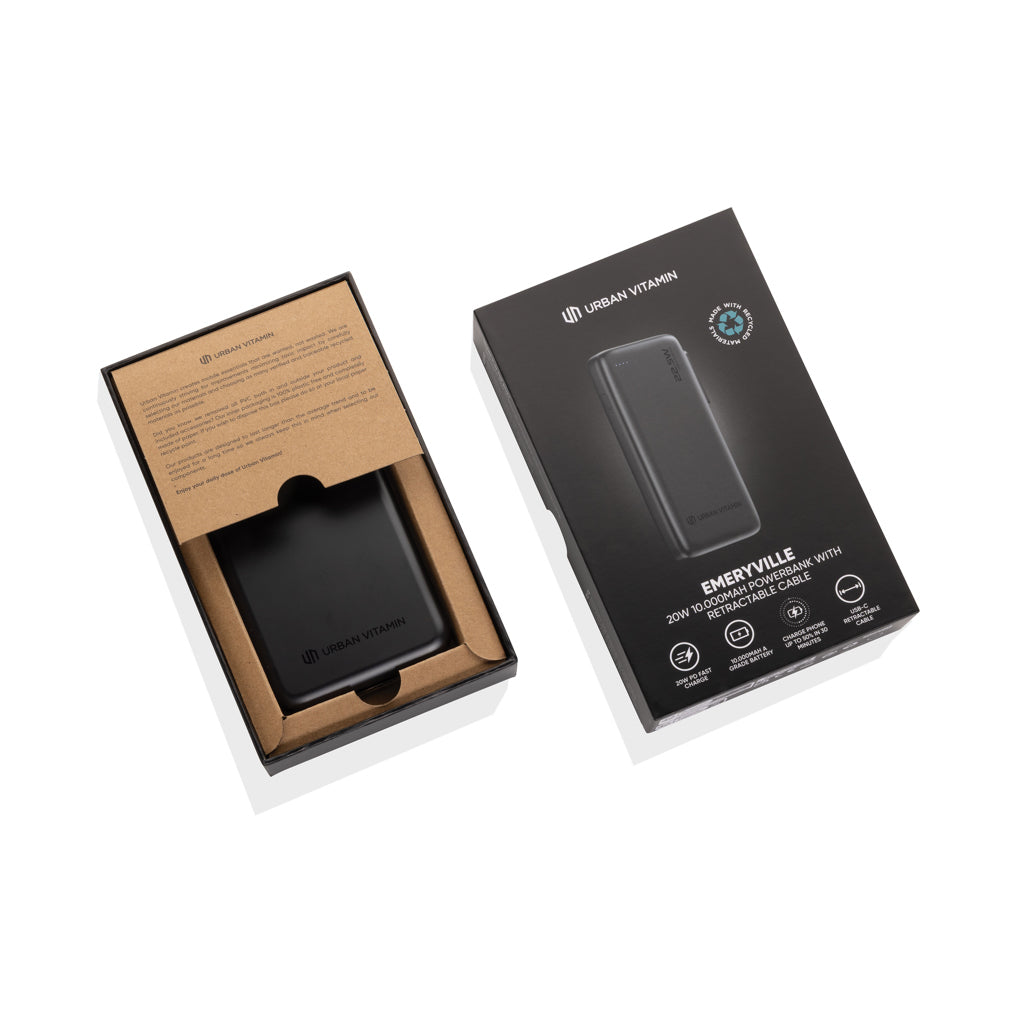 Urban Vitamin Emeryville 20W 10.000 mAh Powerbank – Ansicht 2