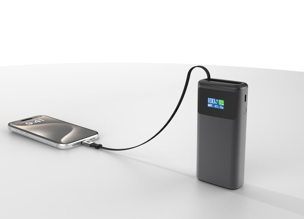 Quantum RCS Ultra-Fast 45W 10.000mAh Powerbank mit Display – Ansicht 7