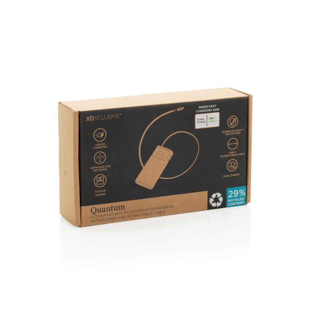 Quantum RCS Ultra-Fast 45W 10.000mAh Powerbank mit Display – Ansicht 2