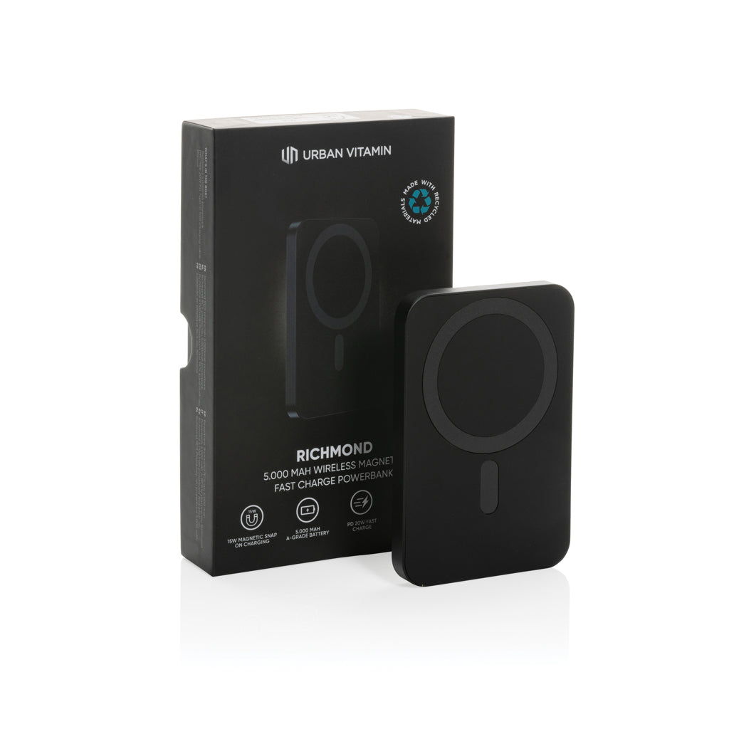 Urban Vitamin Richmond 5000mAh Powerbank aus RCS Plastik/Alu – Ansicht 7