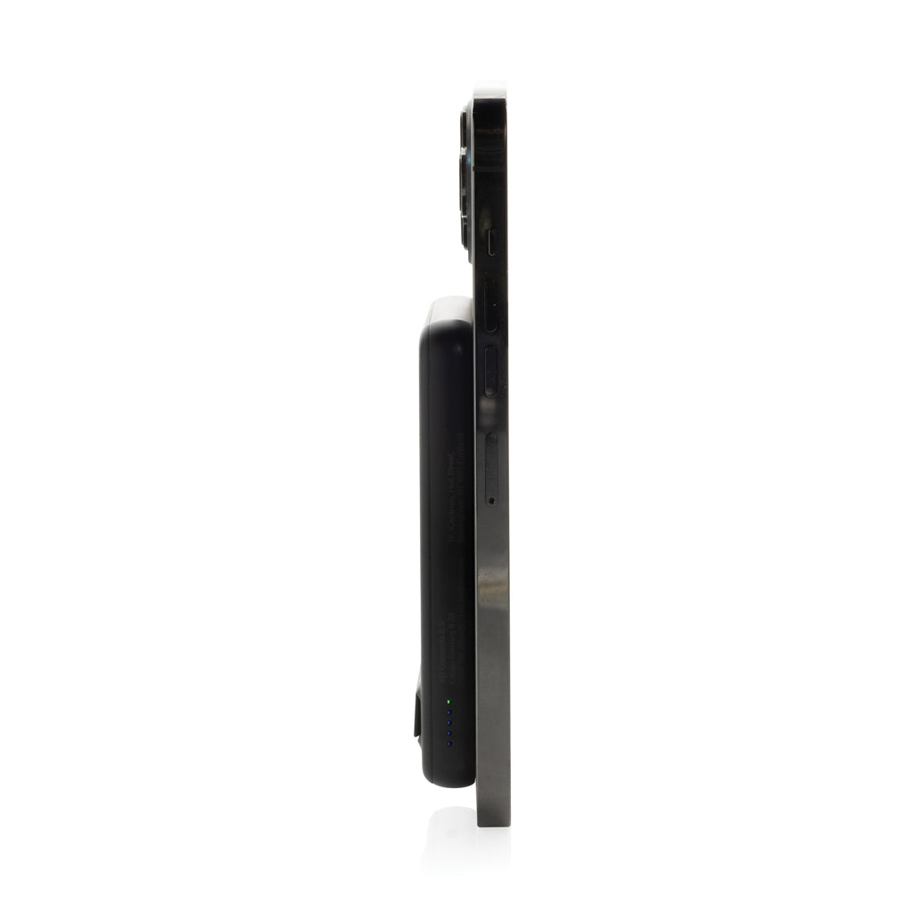 Zen 5000mAh 5W magnetische Bambus-Powerbank aus RCS rPlastik – Ansicht 7