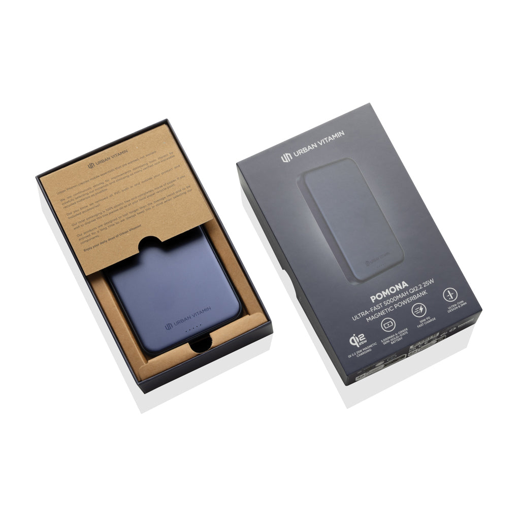 Urban Vitamin Pomona 5000mAh Qi2.2 25W magnetische Powerbank – Ansicht 4