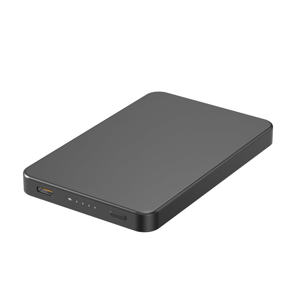 Urban Vitamin Marin 5.000mAh magnet. 15W Wireless Powerbank als Werbeartikel mit Logo