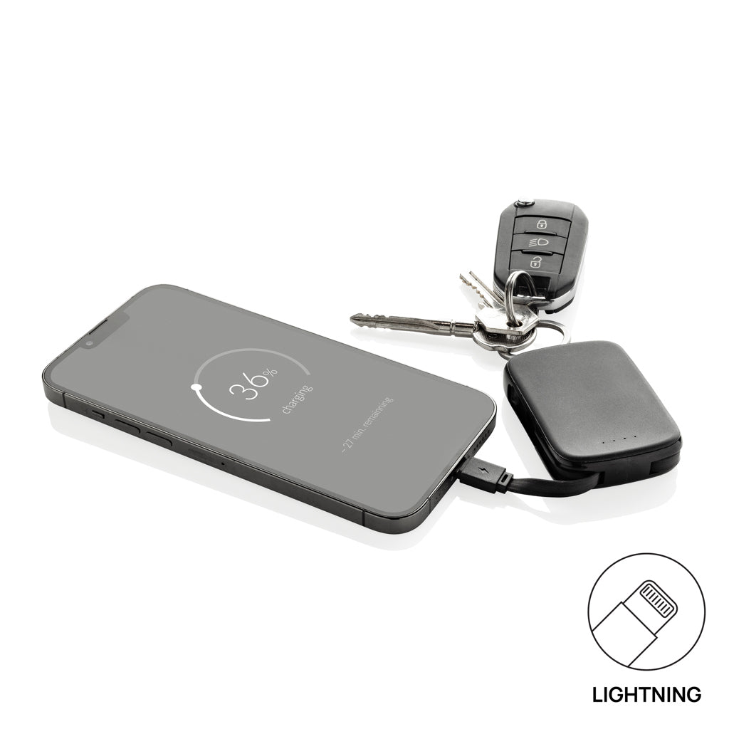 Nexo RCS Key-Chain-Powerbank 2.000mAh mit integr. Kabeln – Ansicht 5