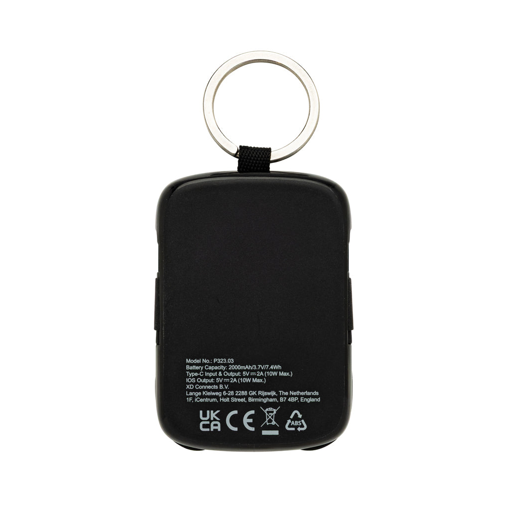 Nexo RCS Key-Chain-Powerbank 2.000mAh mit integr. Kabeln – Ansicht 8