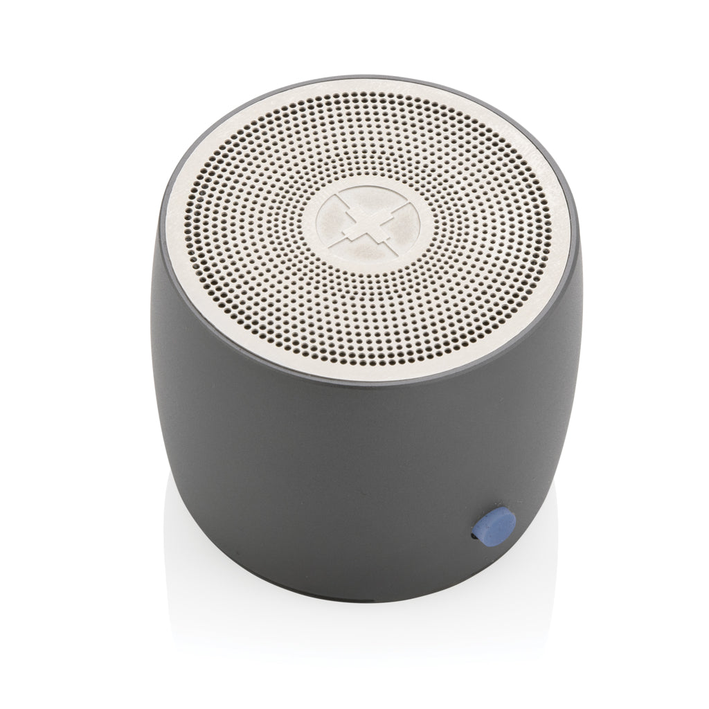 Swiss Peak 3W Basslautsprecher aus RCS recyceltem Aluminium – Ansicht 3