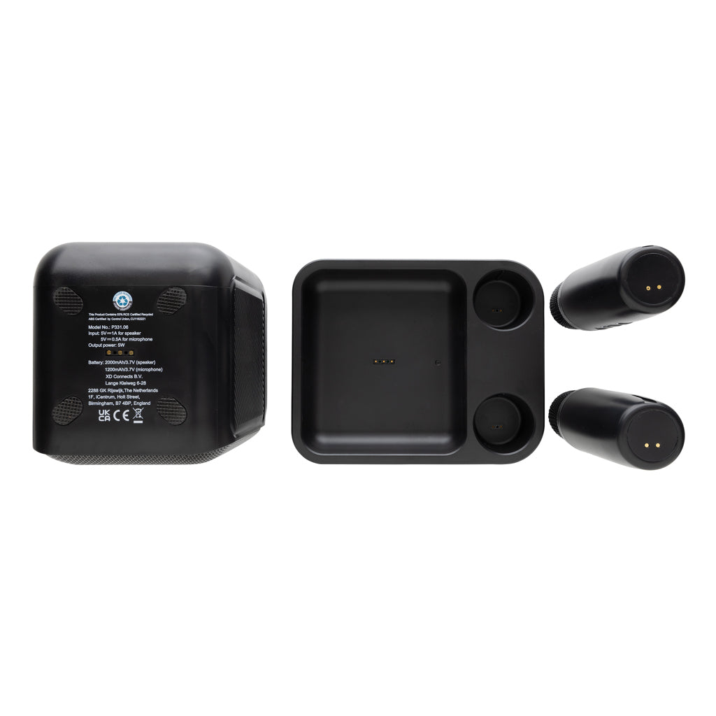Singvibe Karaoke-Set mit Doppelmikrofon aus RCS rec. ABS – Ansicht 7