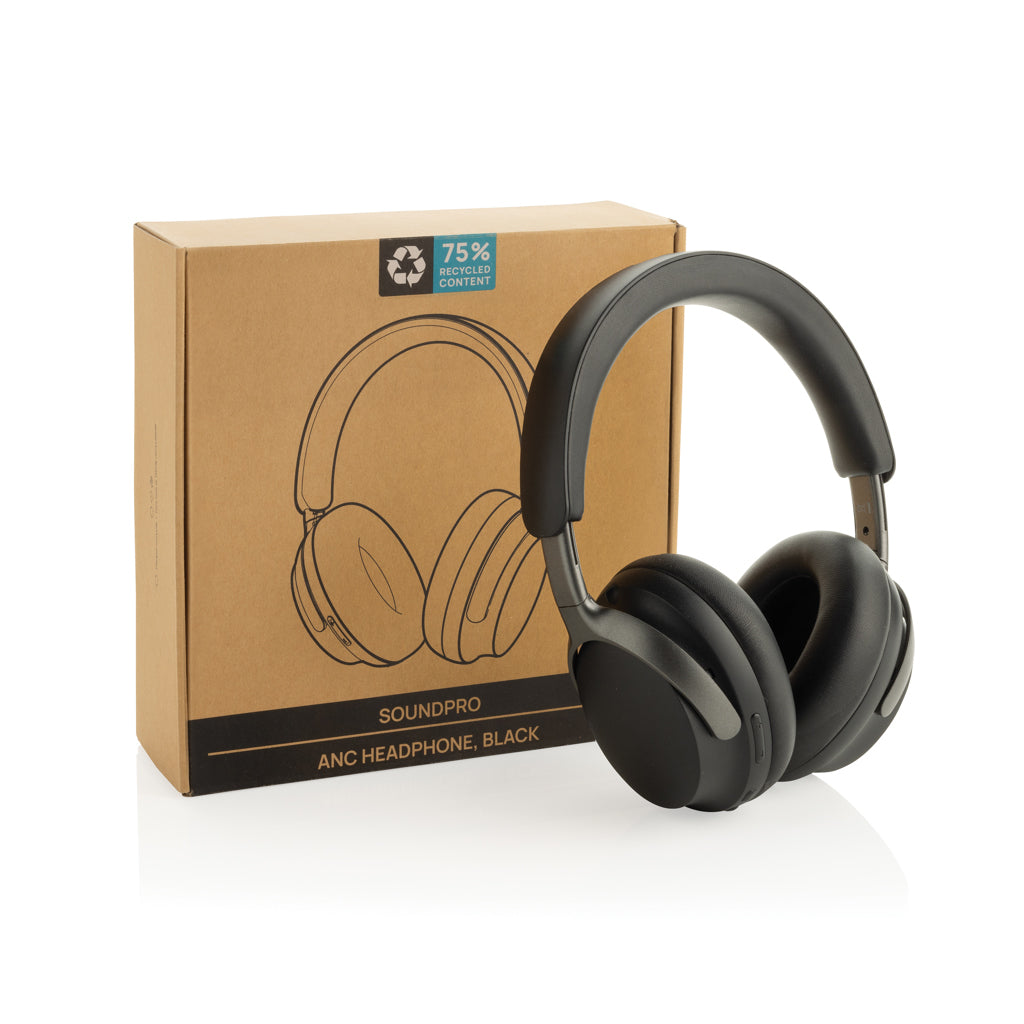 Soundpro ANC Kopfhörer aus RCS rec. Kunststoff – Ansicht 3