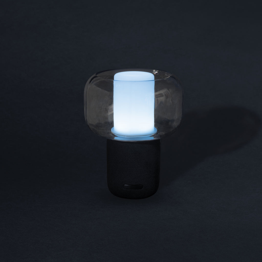 Lux 10W Lautsprecherlampe aus RCS recyceltem Kunststoff – Ansicht 3