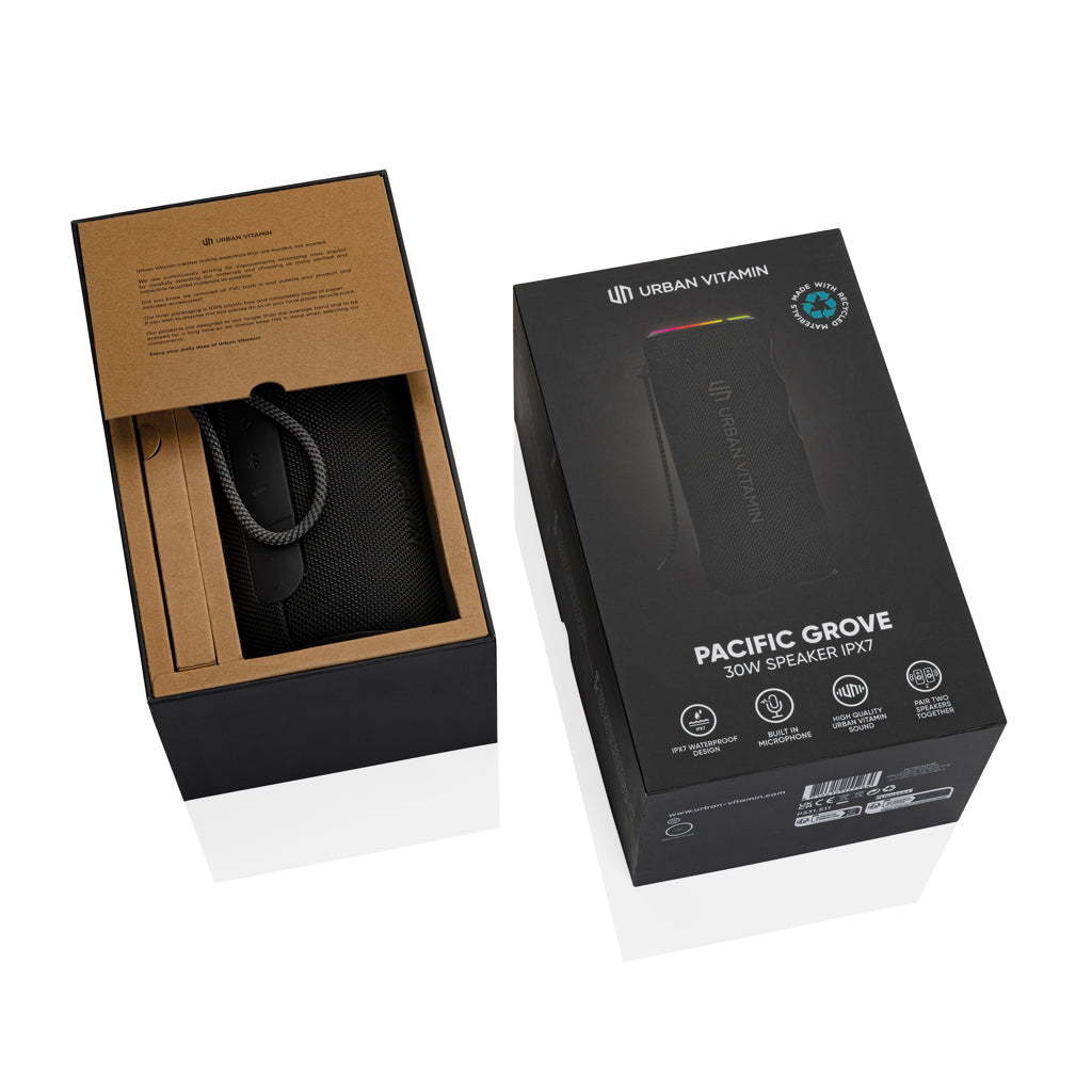 Urban Vitamin Pacific Grove 30W IPX7 Speaker aus RCS Plastik – Ansicht 5