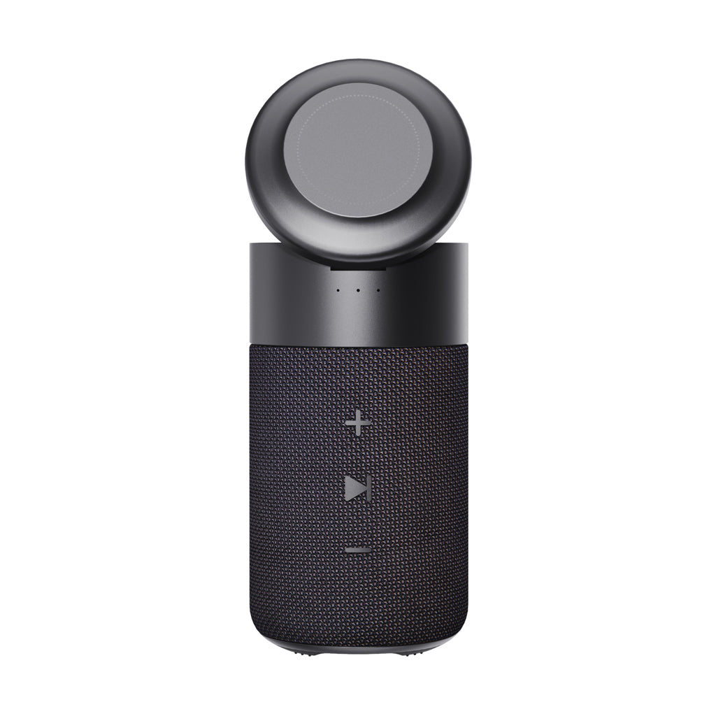 Urban Vitamin Anaheim RCS recycelter 10W Speaker,15W Charger als Werbeartikel mit Logo