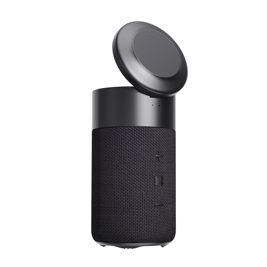Urban Vitamin Anaheim RCS recycelter 10W Speaker,15W Charger als Werbeartikel mit Logo