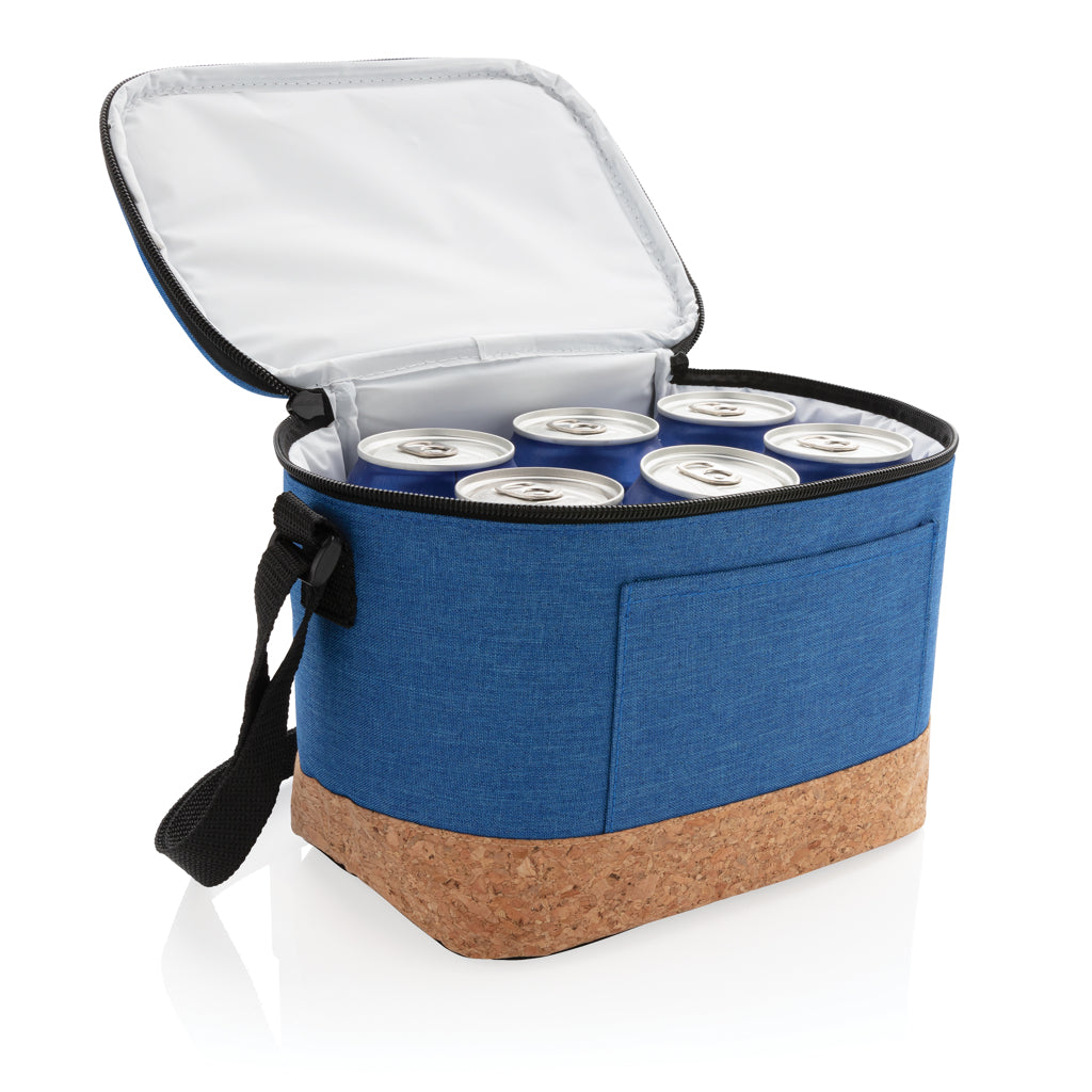 Two-Tone Kühltasche mit Korkdetails – Ansicht 4