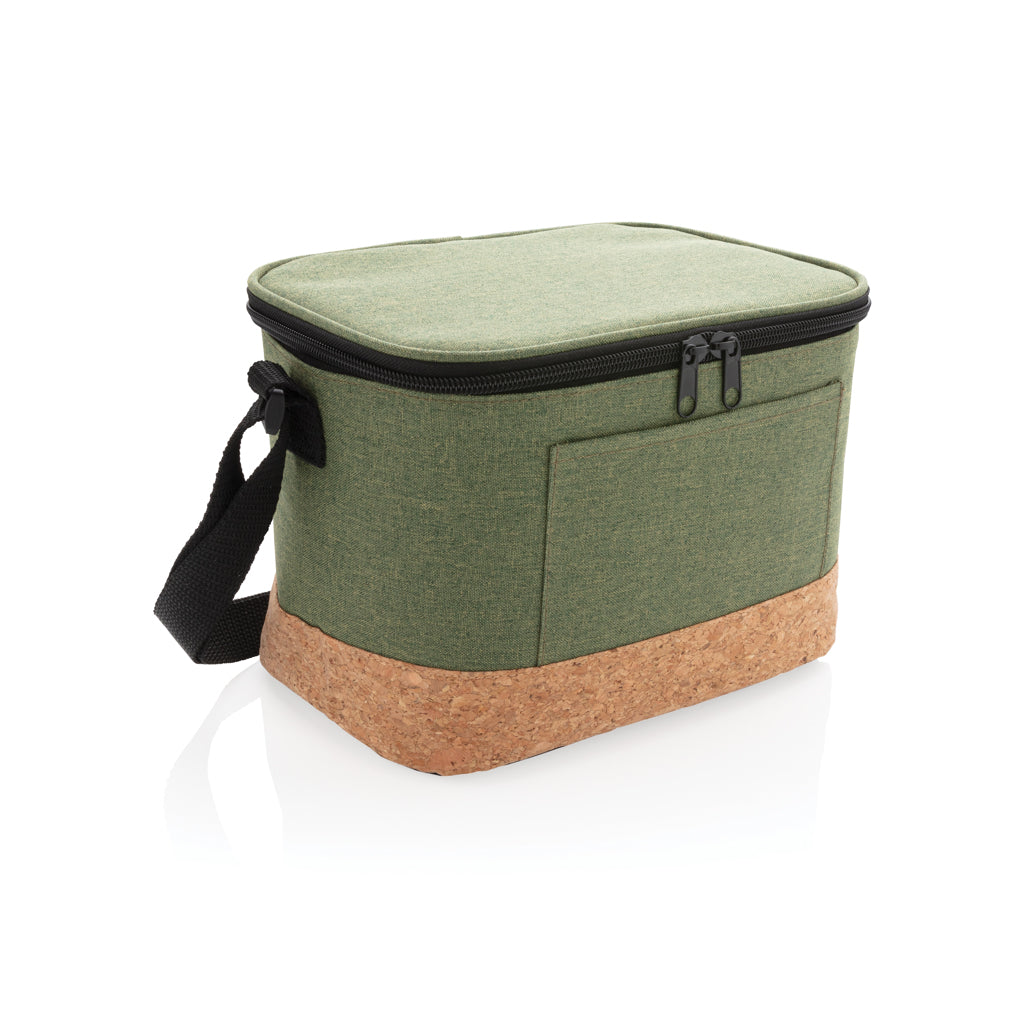 Two-Tone Kühltasche mit Korkdetails – Ansicht 2