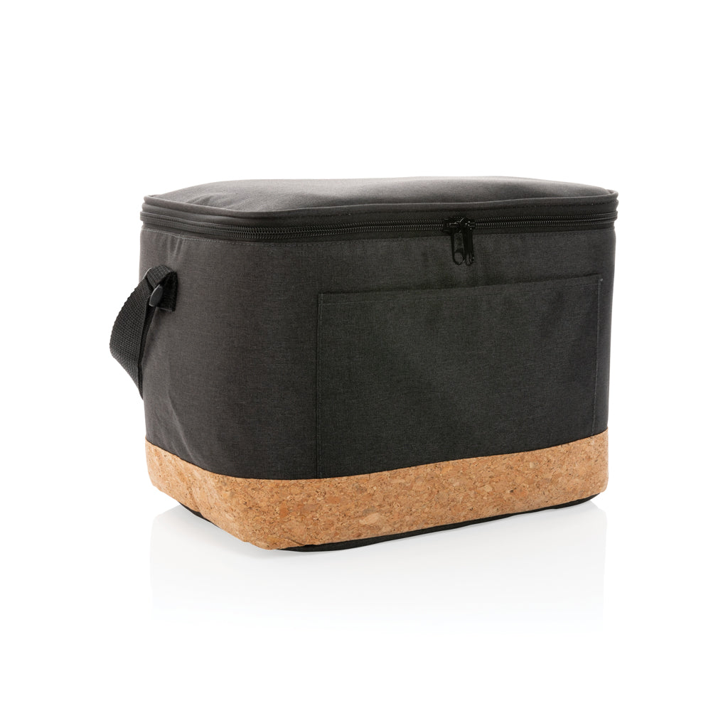 Impact AWARE™ XL RPET Two-Tone Kühltasche mit Korkdetail – Ansicht 1