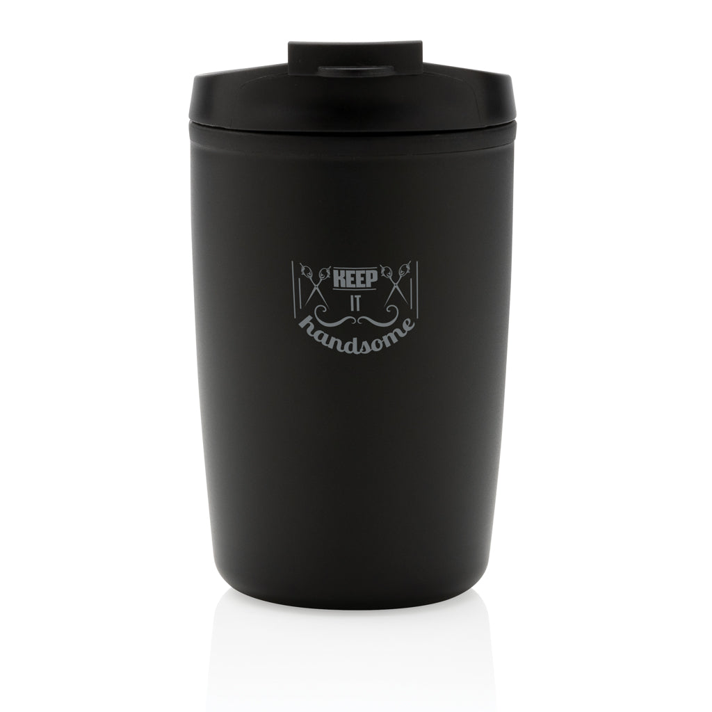 GRS recycelter PP-Becher mit Flip-Deckel – Ansicht 6