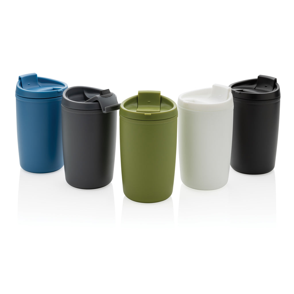GRS recycelter PP-Becher mit Flip-Deckel – Ansicht 7