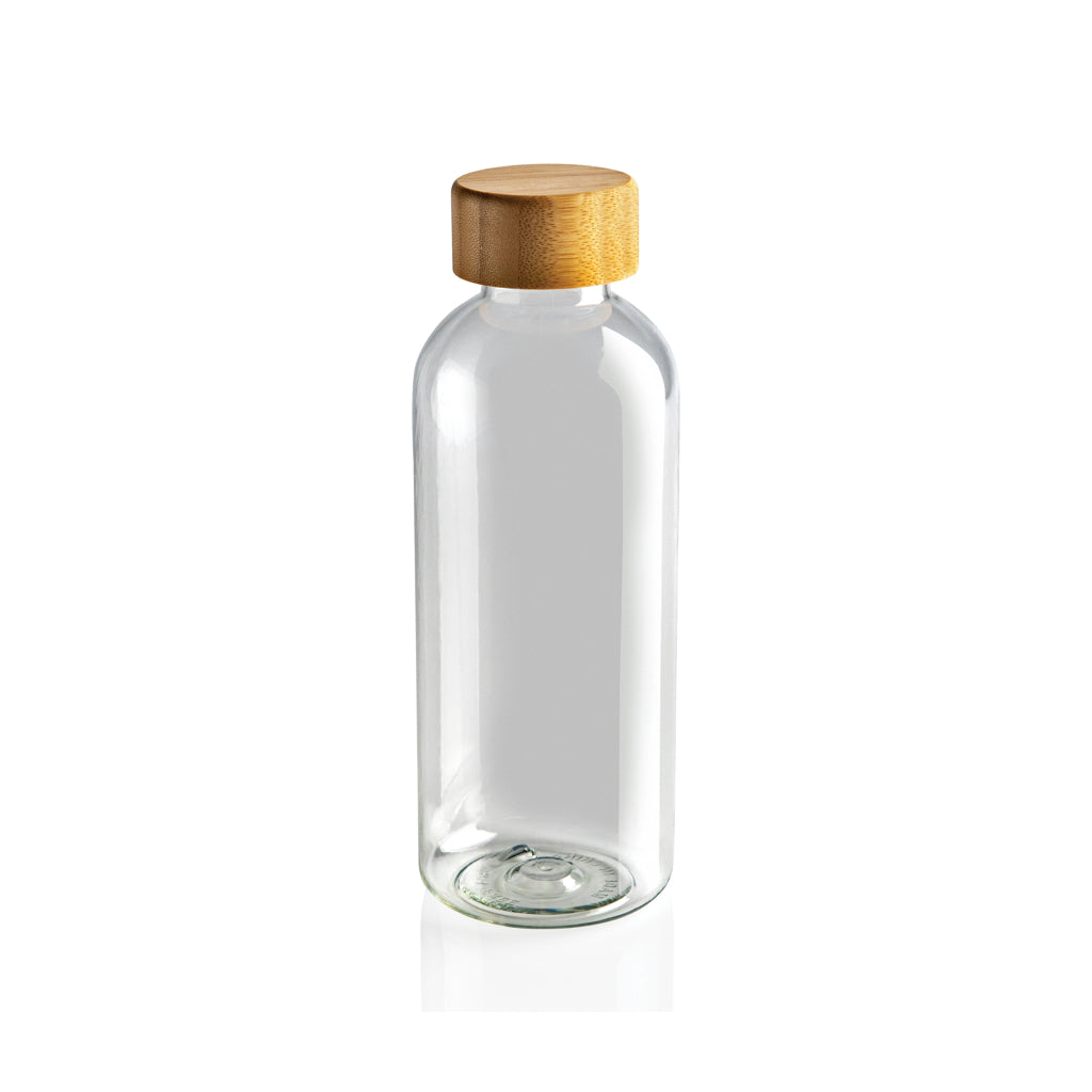 RCS rPET Flasche mit Bambus-Deckel – Ansicht 3