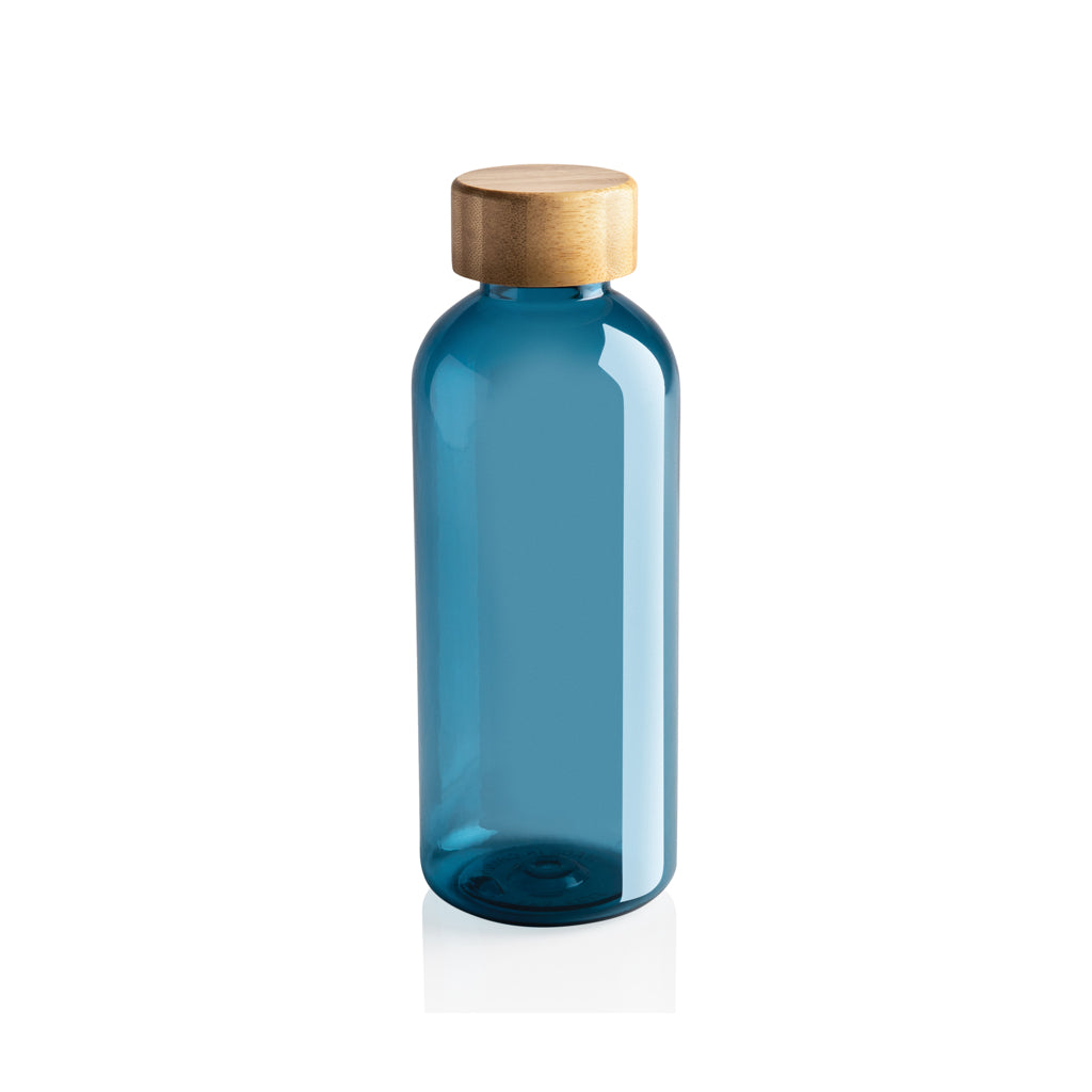RCS rPET Flasche mit Bambus-Deckel – Ansicht 1