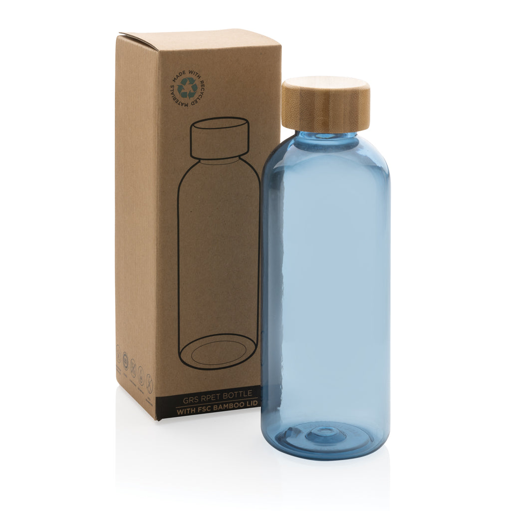 RCS rPET Flasche mit Bambus-Deckel – Ansicht 8