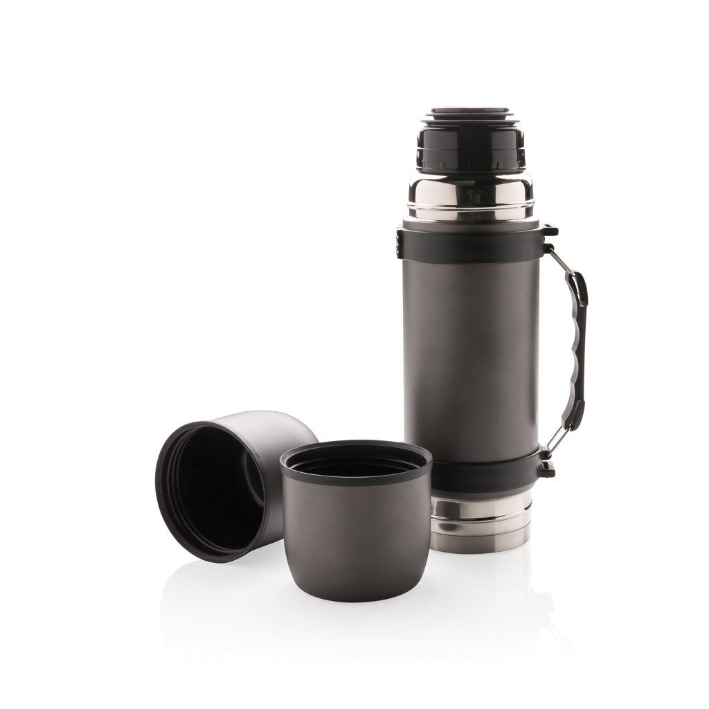 Swiss Peak Thermosflasche mit 2 Bechern – Ansicht 1