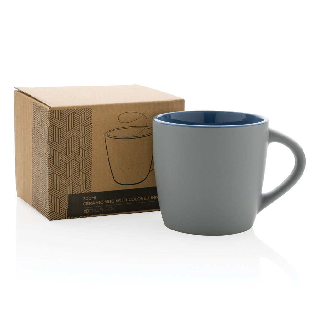 Keramiktasse innen coloriert, 300ml – Ansicht 4