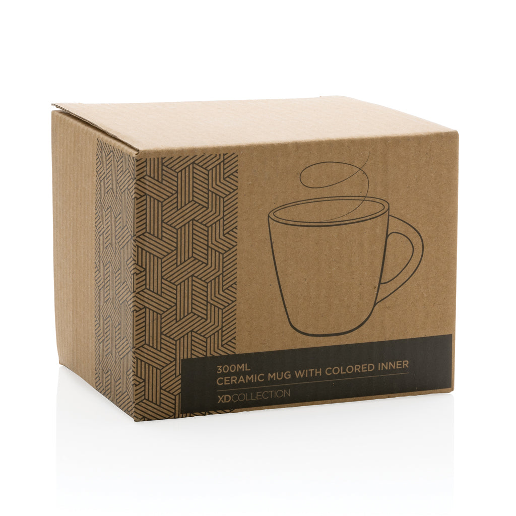 Keramiktasse innen coloriert, 300ml – Ansicht 5