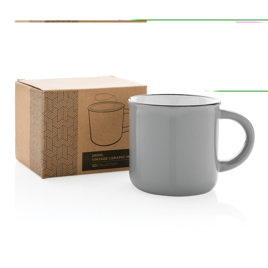 Vintage Keramiktasse, 280ml – Ansicht 7