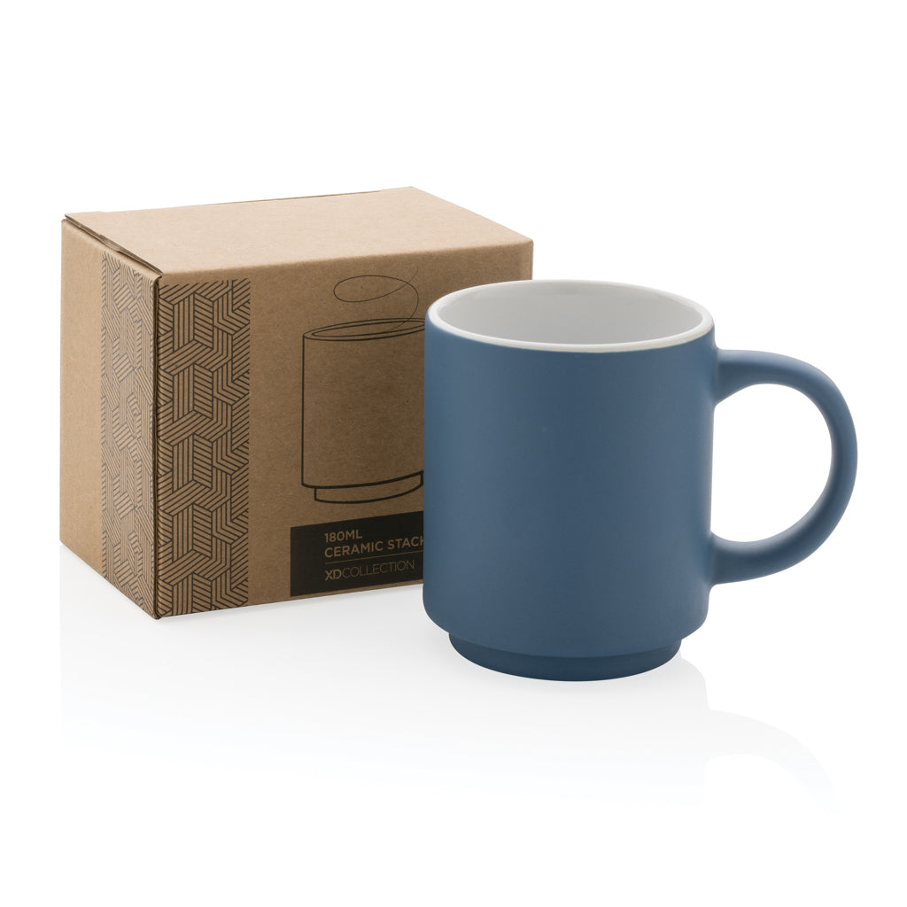 Stapelbare Keramiktasse, 180ml – Ansicht 8