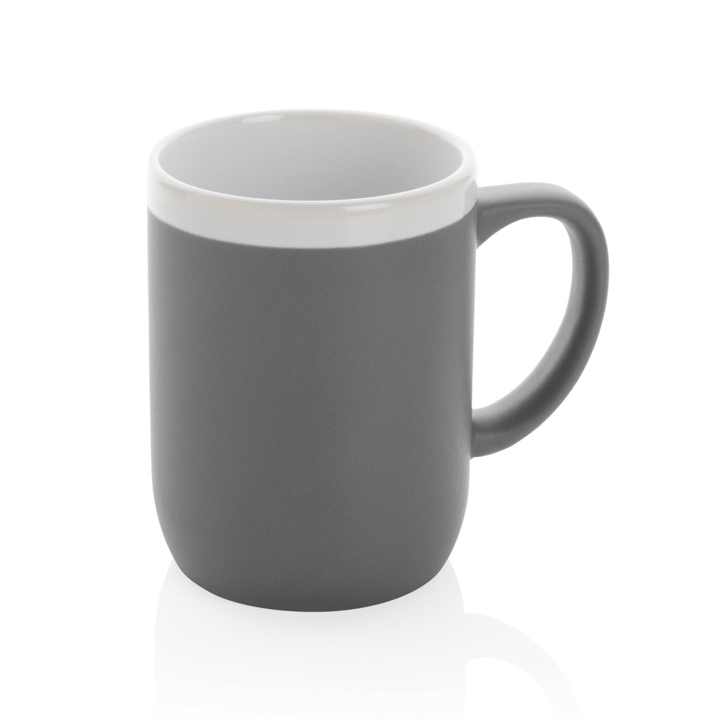 Keramiktasse mit weißem Rand, 300ml – Ansicht 3