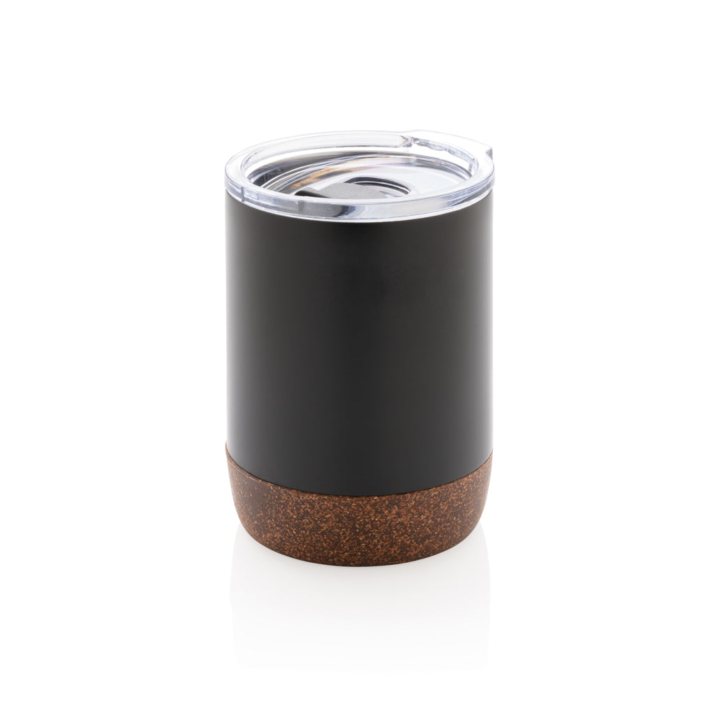 Kleine Vakuum-Kaffeetasse aus RCS rSteel & Kork – Ansicht 1