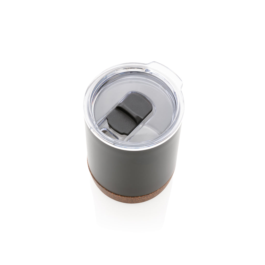 Kleine Vakuum-Kaffeetasse aus RCS rSteel & Kork – Ansicht 7