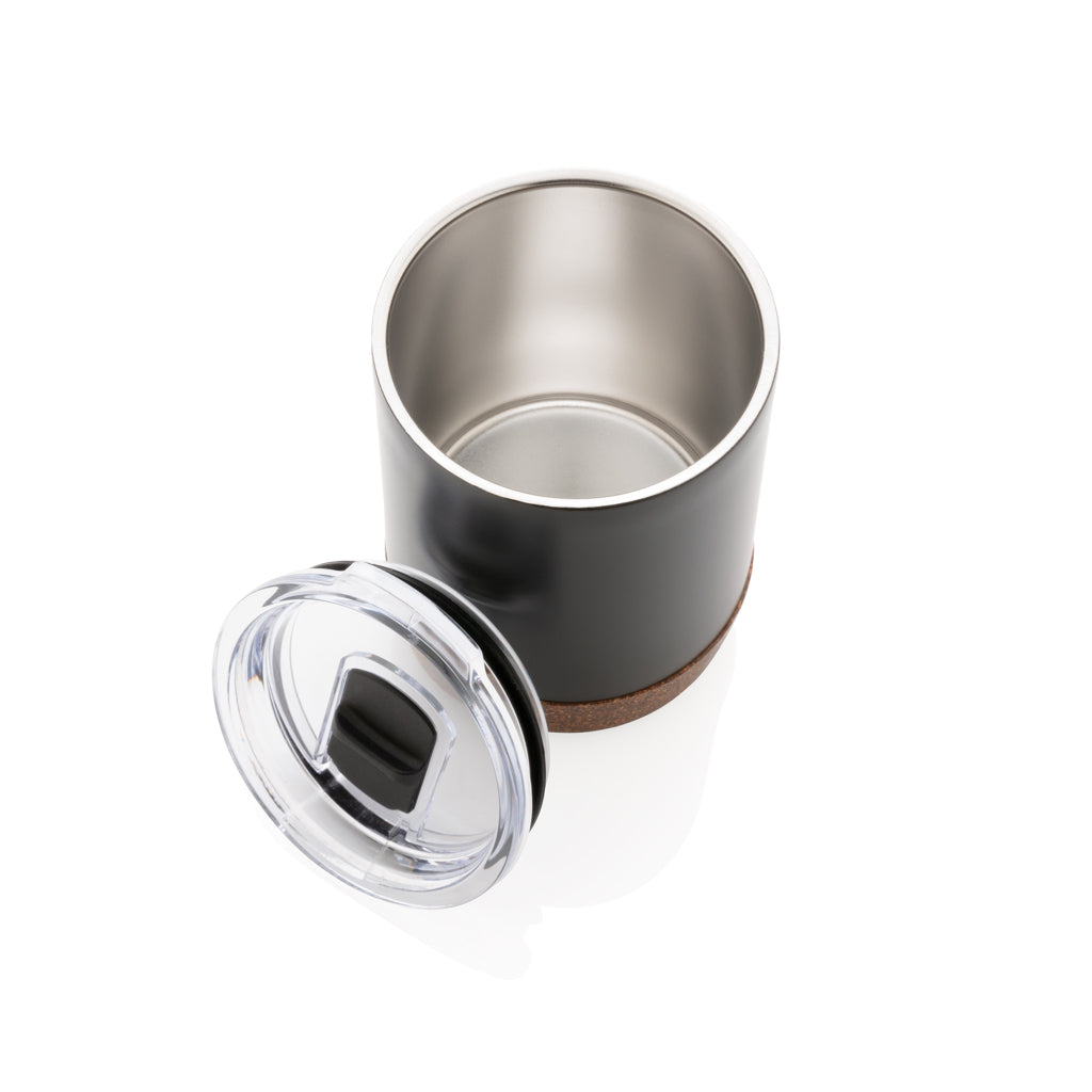 Kleine Vakuum-Kaffeetasse aus RCS rSteel & Kork – Ansicht 8