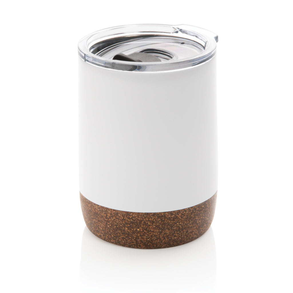 Kleine Vakuum-Kaffeetasse aus RCS rSteel & Kork – Ansicht 3