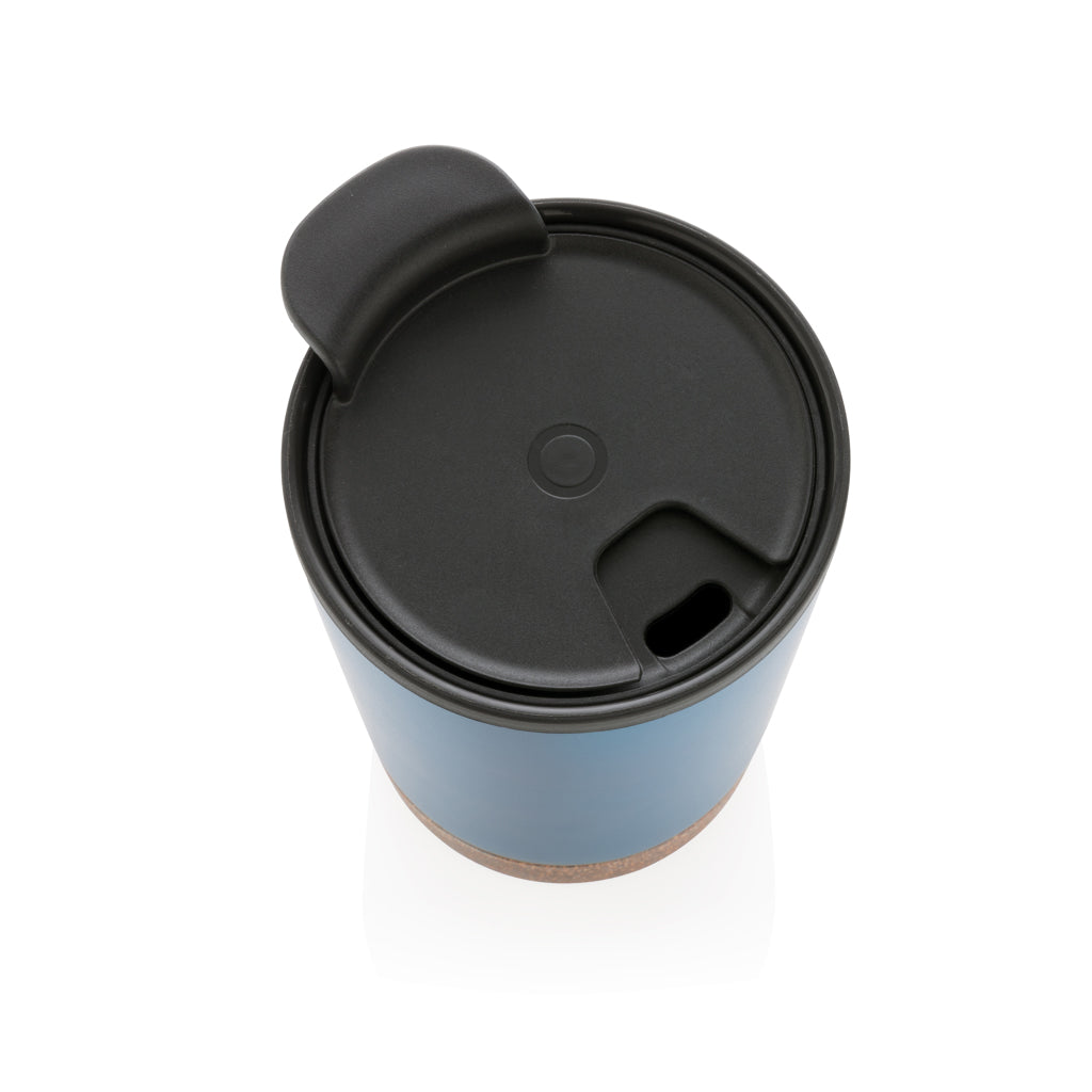 RCS recycelter Edelstahl-Kaffeebecher mit Kork – Ansicht 7
