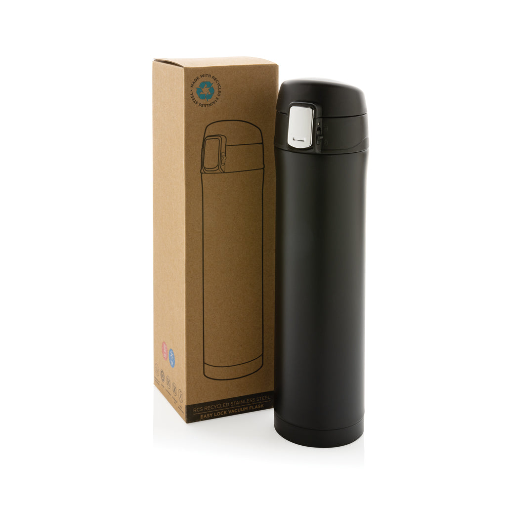 Easy Lock Vakuum-Flasche aus RCS recyceltem Stahl – Ansicht 5