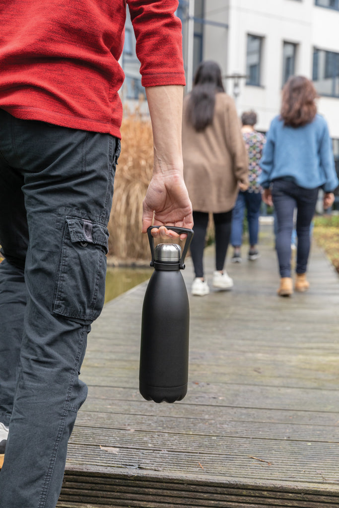 Große Vakuumflasche aus RCS recyceltem Stainless-Steel 1,5L – Ansicht 7