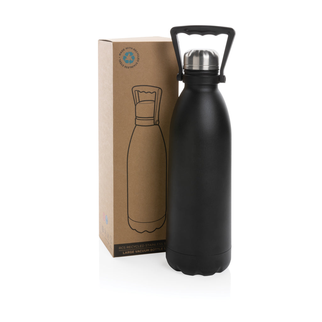 Große Vakuumflasche aus RCS recyceltem Stainless-Steel 1,5L – Ansicht 4