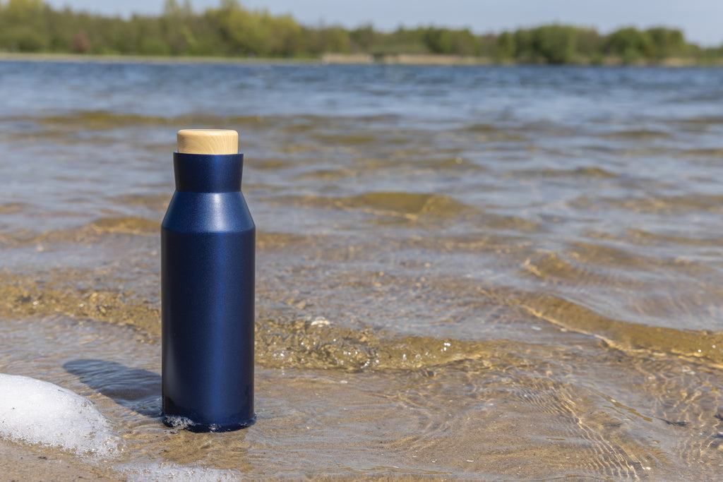 Gaia Vakuumflasche aus RCS recyceltem Stainless-Steel – Ansicht 8