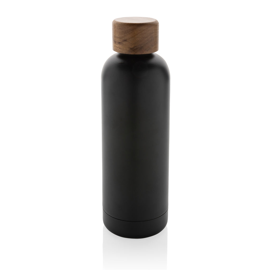Wood Vakuumflasche aus RCS recyceltem Stainless-Steel – Ansicht 1