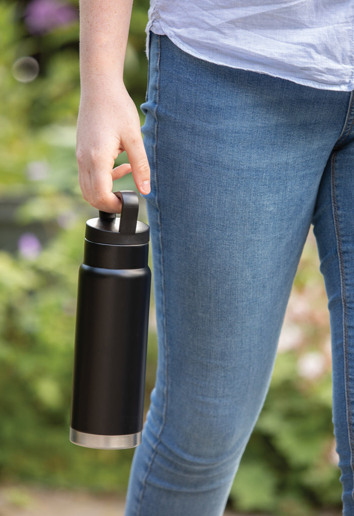 Auslaufsichere Vakuum-Flasche mit Tragegriff – Ansicht 7