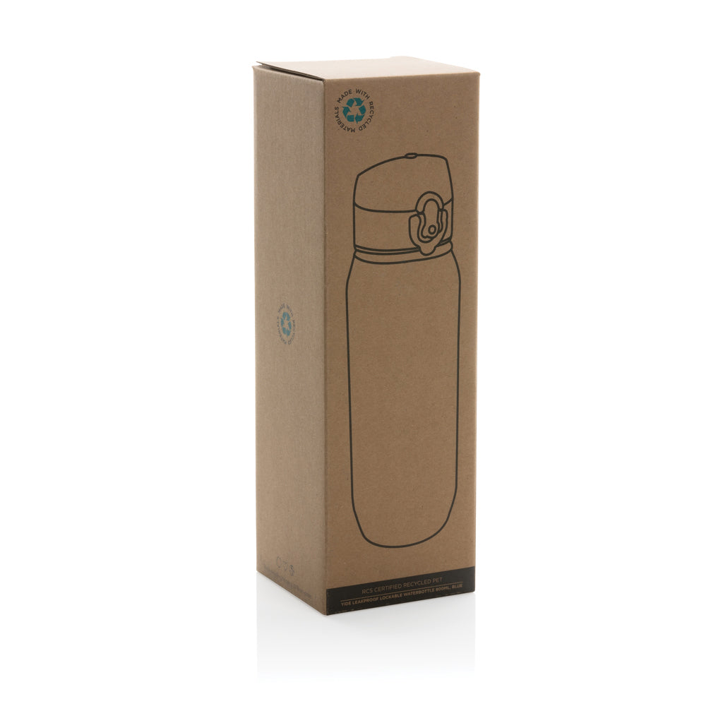 Yide verschließbare Wasserflasche aus RCS rec. PET, 800ml – Ansicht 8