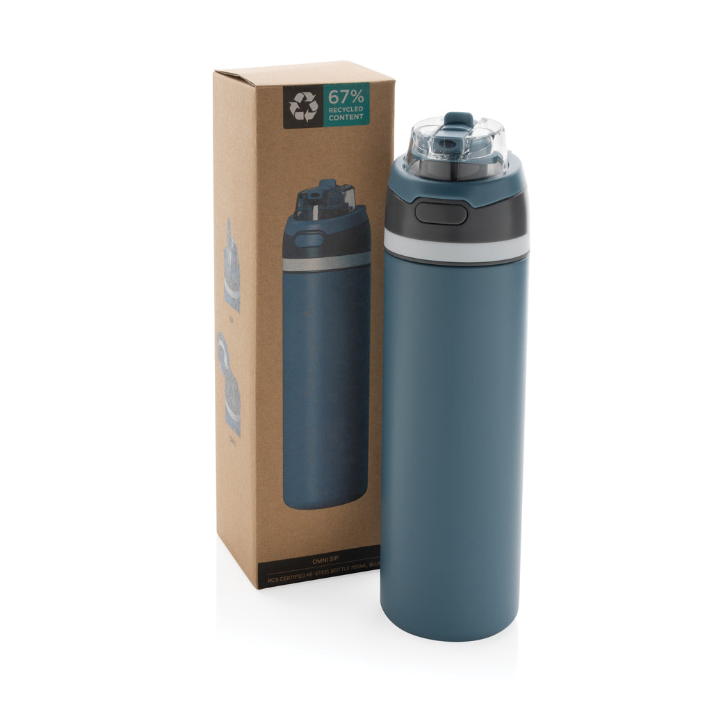 Omni Sip verschließbare Flasche aus RCS-reSteel, 720ml – Ansicht 5