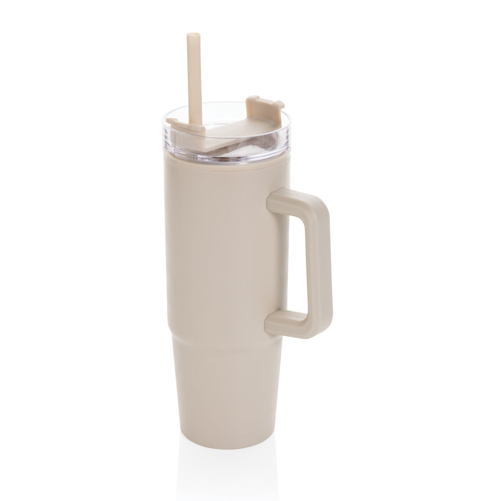 Tana Becher aus RCS recyceltem Kunststoff mit Griff 750ml – Ansicht 1