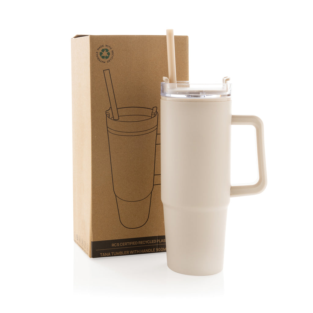 Tana Becher aus RCS recyceltem Kunststoff mit Griff 750ml – Ansicht 8