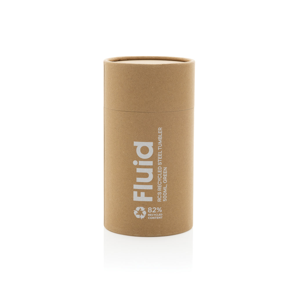 Fluid Becher aus RCS-zertifiziert recyceltem Stahl, 500ml – Ansicht 8