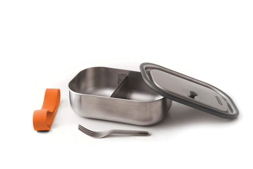 Black+Blum Stainless Steel Lunch Box groß als Werbeartikel mit Logo