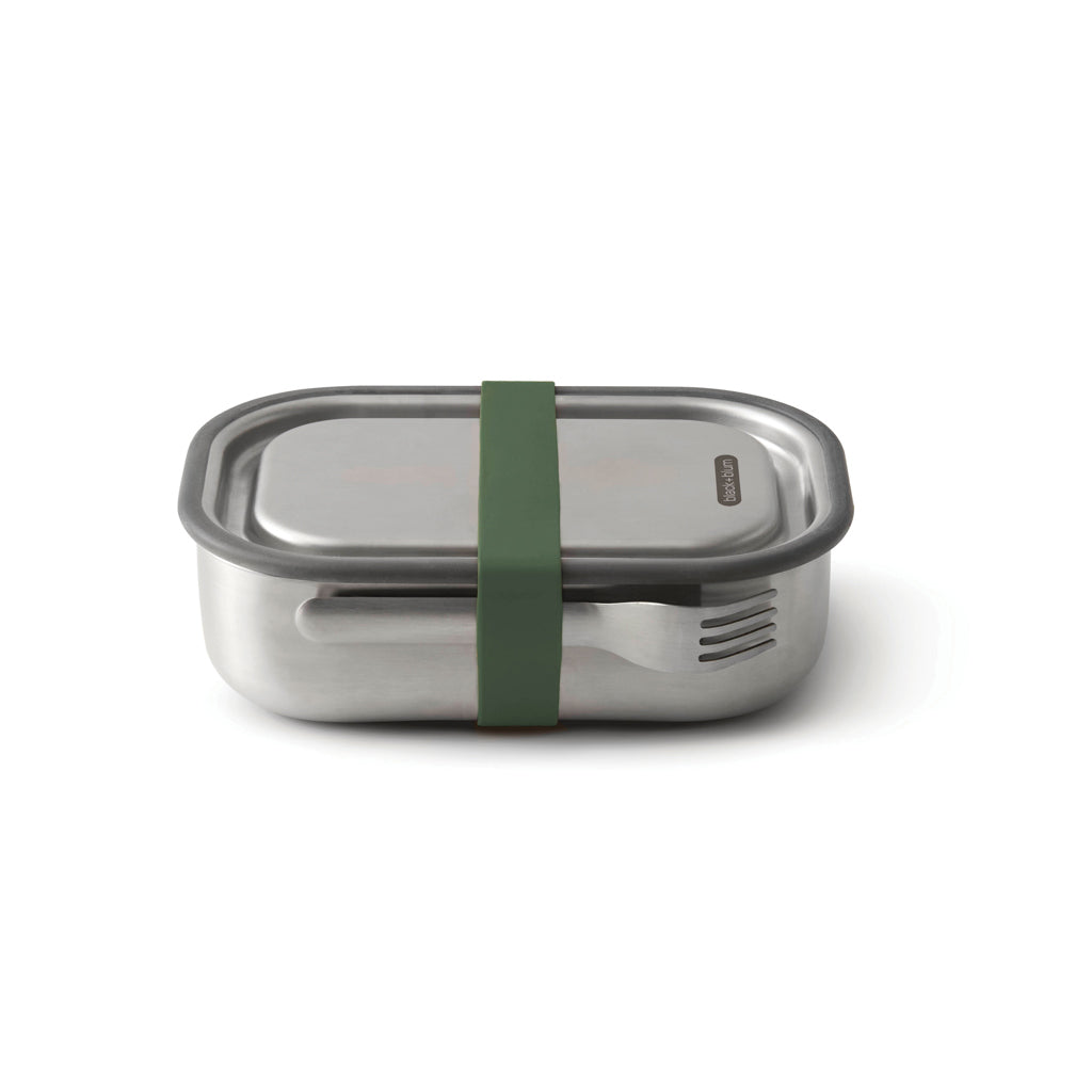 Black+Blum Stainless Steel Lunch Box groß als Werbeartikel mit Logo